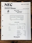 Nec AVR-AVR-710E Receiver Service Manual *original*. Fixed Price $19.97.