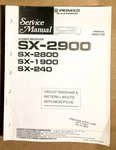 Pioneer SX-2900 SX-2800 SX-1900 SX-240 Receiver Service Manual *original*. Fixed Price $19.97.