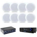 5.25" Pyle In-ceiling Speakers, Selector, Usb Sd Home Receiver. Fixed Price $331.99.