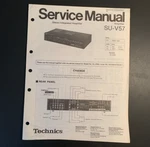 Technics SU-Z550 Integrated Amplifier Original Service Manual 1985. Fixed Price $9.99.