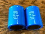2 New 47000 Uf 80V Capacitors Exact Fit Nakamichi PA-5E PA-5II Filter. Fixed Price $170.00.