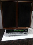 Vintage!! Sylvania Receiver CR-2742 With Air Suspension Speakers. Fixed Price $399.50.