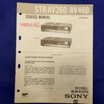 Sony STR-AV360 STR-AV460 Service Manual Original Paper Oem Repair Guide Usa. Fixed Price $37.44.