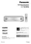 Panasonic SA-XR700 Receiver Owners Instruction Manual. Fixed Price $22.24.