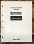Nikko NR-515 Receiver Service Manual *original*. Fixed Price $24.97.