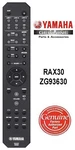 New Genuine Yamaha RAX30 ZG93630 Remote Control R-S201 Natural Sound Receiver. Fixed Price $18.88.