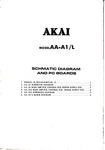 Original Akai AA-A1/L Stereo Receiver Schematic Diagram With Board View. Fixed Price $15.00.