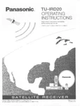 Panasonic TU-IRD20 Satellite Receiver Owners Instruction Manual. Fixed Price $22.24.