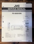 Jvc RX-8000 Vbk Receiver Service Manual *original*. Fixed Price $19.97.