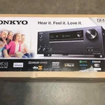 Onkyo TX-NR595 7.2-CHANNEL Smart Av Receiver, 4K Ultra Hd And Airplay (black). Fixed Price $649.99.