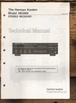 Harmon Kardon HK-3400 HK3400 Receiver Service Manual *original* #2. Fixed Price $24.97.