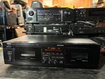 Vintage Yamaha Natural Sound Stereo Double Cassette Deck KX-W382 Black Parts. Fixed Price $55.00.