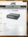 Jvc RX-9 Vbk Receiver Service Manual *original*. Fixed Price $19.97.