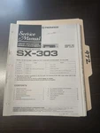 Pioneer SX-303 Service Manual Original Repair Book Stereo Receiver. Fixed Price $49.99.
