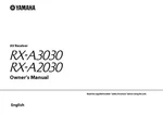 Yamaha RX-A3030 RX-A2030 Receiver Owners Manual. Fixed Price $22.24.