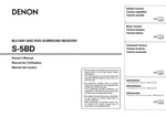 Denon S-5BD Receiver Amplifier Owners Manual. Fixed Price $22.24.