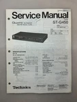 Technics ST-G450 Original Service Manual Free Shipping. Fixed Price $14.00.