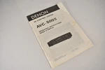 Original Denon AVC-500II Control Center Preamplifier User's Manual. Fixed Price $8.95.