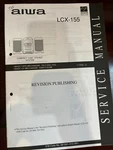 Aiwa LCX-155 LCX155 Repair Service Manual From The Usa **original**. Fixed Price $26.99.