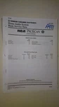 Rca RV3695 Service Manual Original Repair Book Stereo Av Receiver. Fixed Price $25.00.
