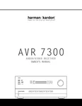 Harman Kardon AVR-7300 Receiver Owners Manual. Fixed Price $22.24.