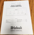 Mcintosh MC58 Amplifier Service Manual - Original. Fixed Price $12.95.