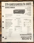 Sony STR-GA8ES -GA9ESG TA-VA8ES Receiver Service Manual *original*. Fixed Price $19.97.