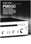 Harman Kardon PM-650 Amplifier Owners Manual. Fixed Price $22.24.