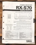 Yamaha RX-S70 Receiver Service Manual *original*. Fixed Price $14.97.