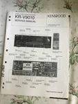 Kenwood KR-V9010 A/v Receiver Original Service Repair Manual. Fixed Price $5.00.