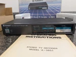 Vintage Kawasho K-3851 Multi-sound Tv Decoder Instructions Original Box Nice. Fixed Price $39.99.