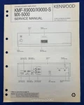 Original Kenwood KMF-X9000-S MX-5000 Stereo Amplifier Service Manual. Fixed Price $19.95.