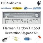 Harman Kardon HK560 Receiver Restoration Kit Upgrade Recap Rebuild Capacitor. Fixed Price $165.00.