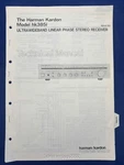 Original Harman Kardon HK385I Receiver Technical - Service Manual. Fixed Price $19.95.