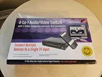 Startech 4-TO-1 Audio/video Switch Model DVID410IR Connect Legacy Devices Tv. Fixed Price $17.95.