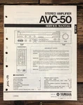 Yamaha AVC-50 Amplifier Service Manual *original*. Fixed Price $19.97.