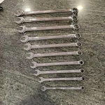 Snap SOEX710 Pc 12 Point Sae Flank Drive Plus Combination Wrench Set. Fixed Price $329.95.