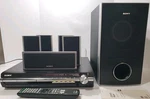 Sony DAV-HDX501W Disc Dvd/cd Surround Sound Full Bundle W/remote, All Pieces. Fixed Price $139.99.