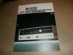 Vintage 1970'S Brochure Jvc VR-5525X Stereo Receiver. Fixed Price $24.99.