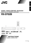 Jvc RX-D702BC Receiver Owners Instruction Manual Reprint. Fixed Price $22.24.