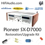 Pioneer SX-D7000 Rebuild Restoration Recap Upgrade Kit Repair Filter Capacitor. Fixed Price $195.00.